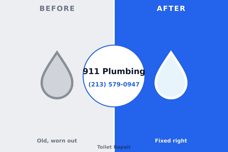 Before and after: plumbing company Lantana, TX
